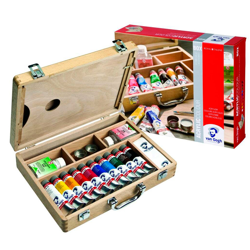 Cajas de acr&iacute;licos