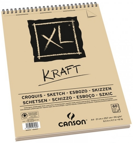 BLOC XL KRAFT 400039141 ESBOZO 60h.A4 iva-4