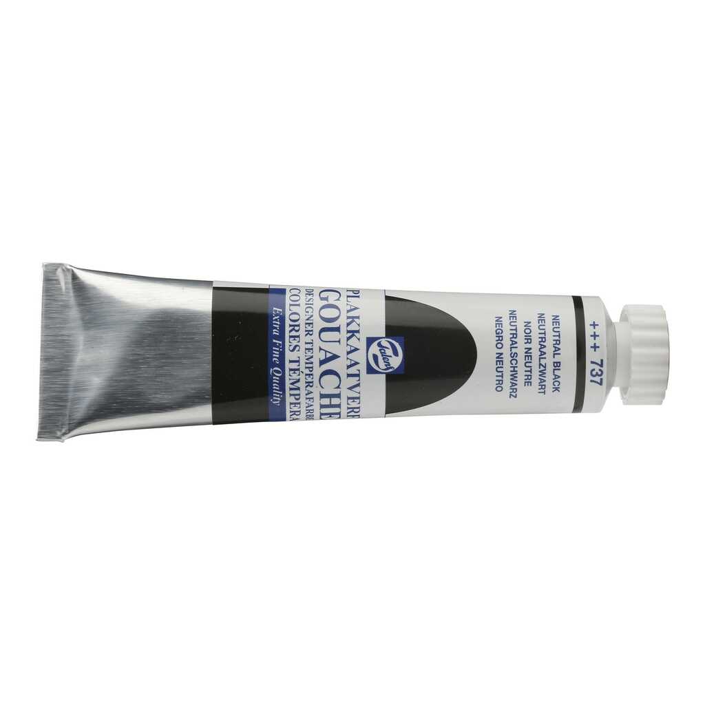 ac TEMPERA TALENS T7 20ml.737-NEGRO NEUTRO