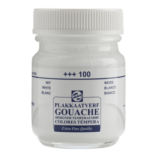 ac GOUACHE TEMPE.TALENS F/50ml. 100-BLANCO *