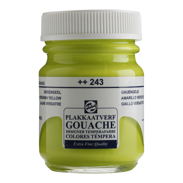 ac GOUACHE TEMPE.TALENS F/50ml. 243-AMAR.VERDOSO