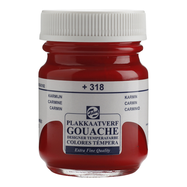 ac GOUACHE TEMPE.TALENS F/50ml. 318-CARMIN
