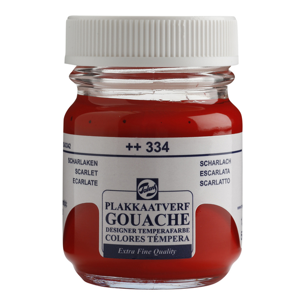 ac GOUACHE TEMPE.TALENS F/50ml. 334-ESCARLATA