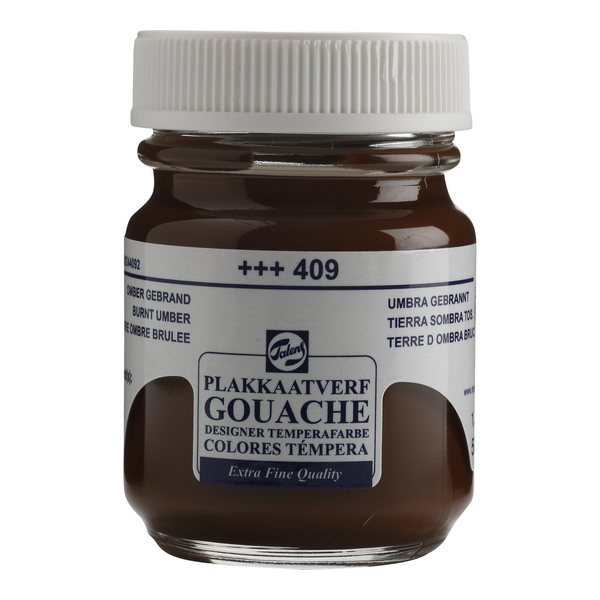 ac GOUACHE TEMPE.TALENS F/50ml. 409-T.SOMBRA TOST.