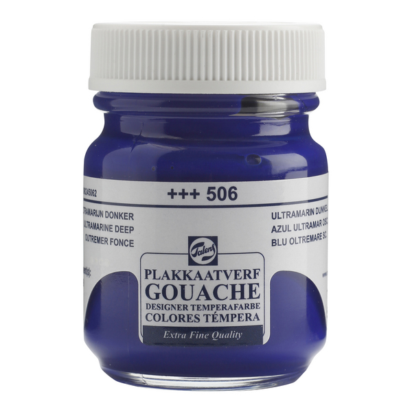 ac GOUACHE TEMPE.TALENS F/50ml. 506-AZUL ULTR.OSC.