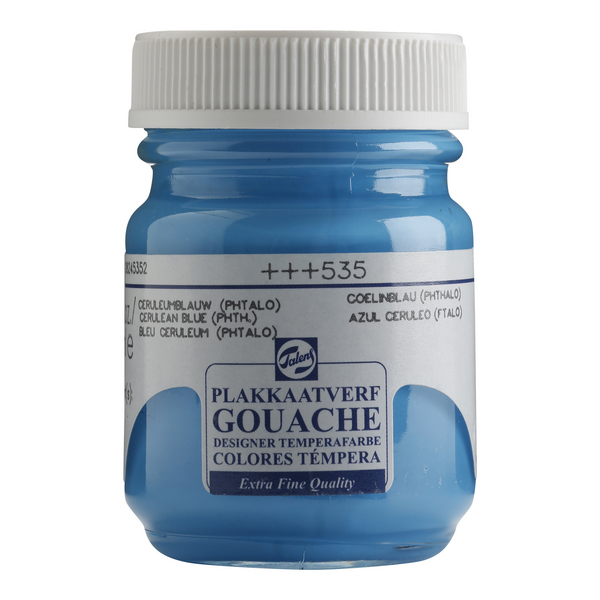 ac GOUACHE TEMPE.TALENS F/50ml. 535-AZUL CERULEO F
