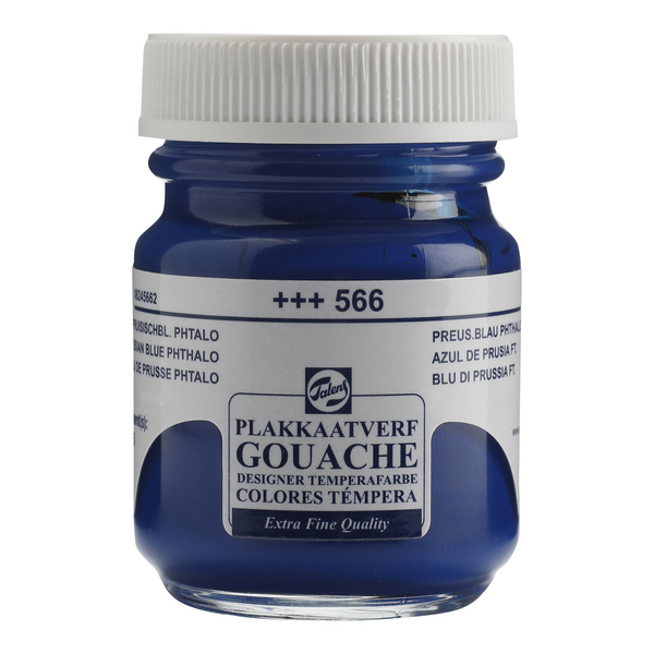 ac GOUACHE TEMPE.TALENS F/50ml. 566-AZUL PRUSIA FT