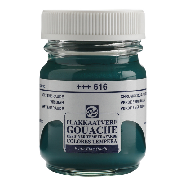 ac GOUACHE TEMPE.TALENS F/50ml. 616-VERDE ESMERALD
