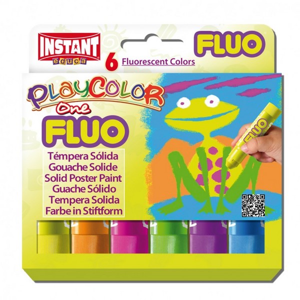 PLAYCOLOR 10431 FLUO ONE 6 Colores