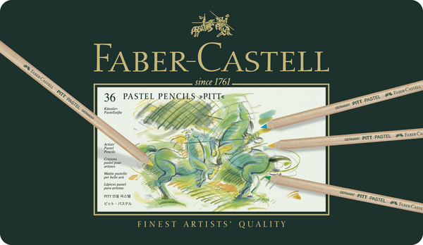 ac FABER-112136 CAJA METAL 36 LAPIZ PASTEL