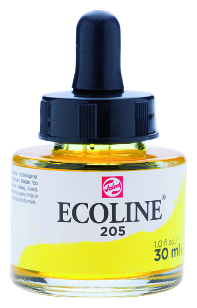 ac ECOLINE ACUARELA LIQUIDA 30ml. 205-LEMON YELLOW