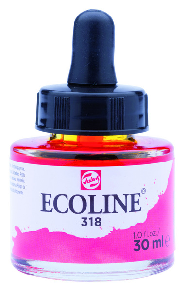 ac ECOLINE ACUARELA LIQUIDA 30ml. 318-CARMINE