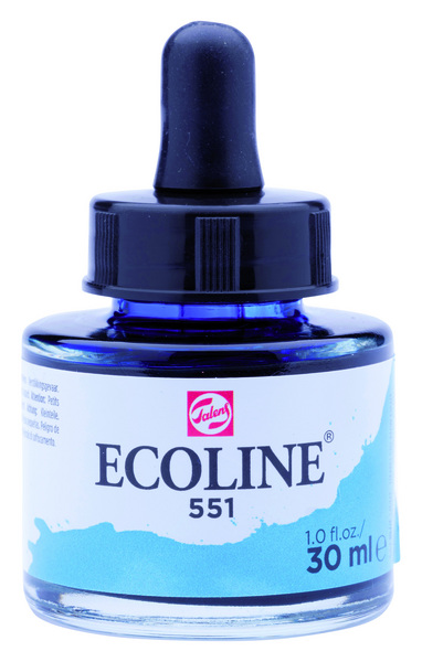 ac ECOLINE ACUARELA LIQUIDA 30ml. 551-SKY BLUE LT