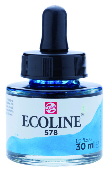 ac ECOLINE ACUARELA LIQUIDA 30ml. 578-SKY BLUE CYA
