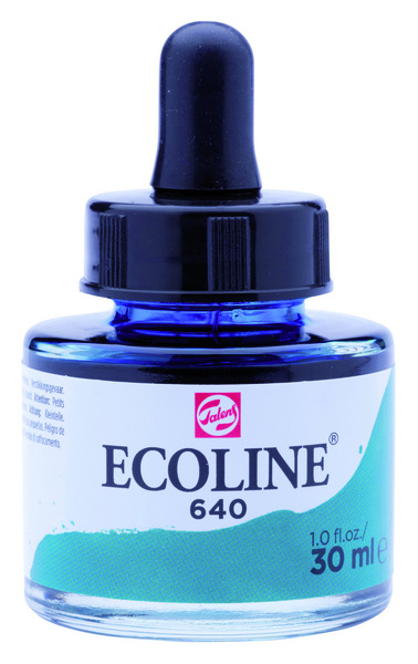 ac ECOLINE ACUARELA LIQUIDA 30ml. 640-BLUISH GREEN