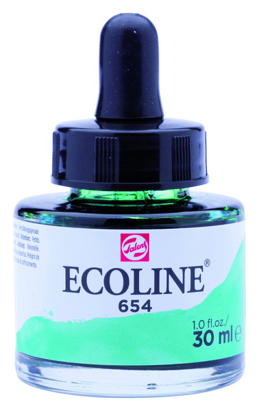 ac ECOLINE ACUARELA LIQUIDA 30ml. 654-FIR GREEN