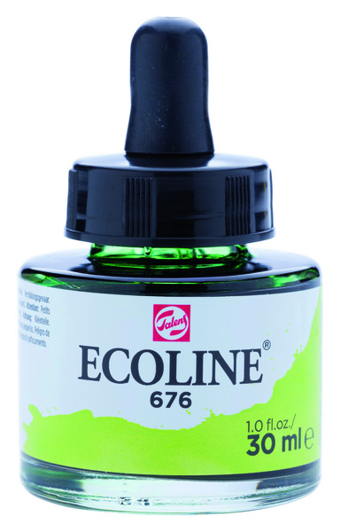 ac ECOLINE ACUARELA LIQUIDA 30ml. 676-GRASS GREEN