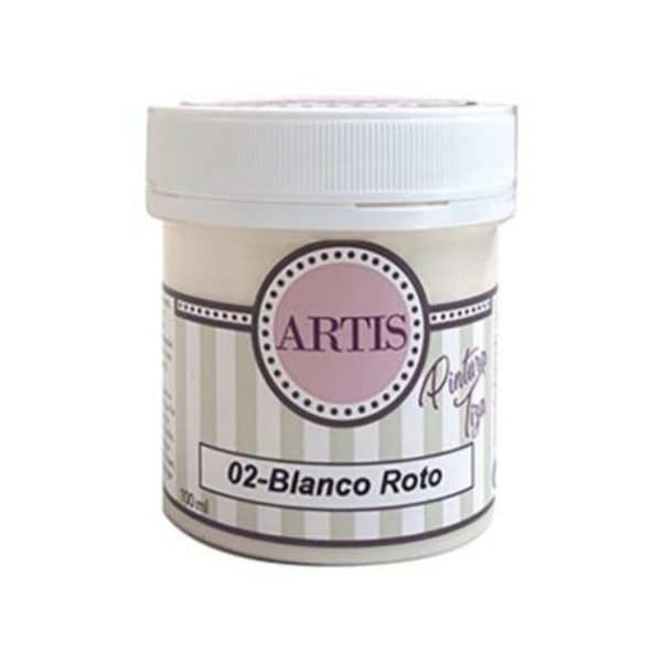 ac PINTURA CHALK PAINT ART.100ml.TIZA02P BCO.ROTO