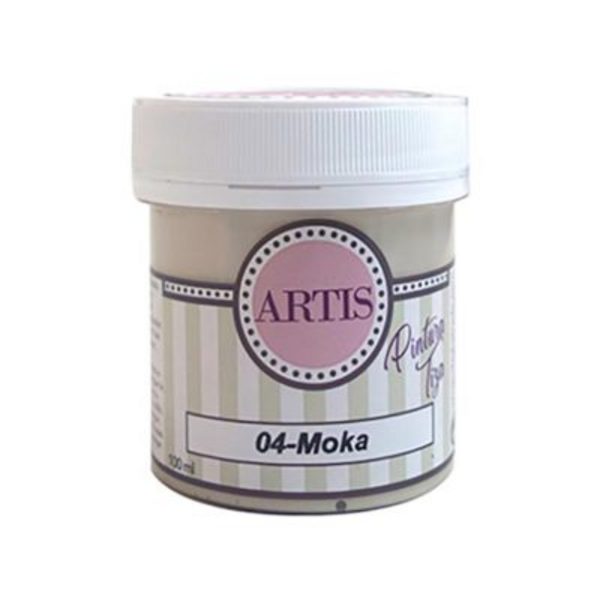 ac PINTURA CHALK PAINT ARTIS 100ml.TIZA04P MOKA