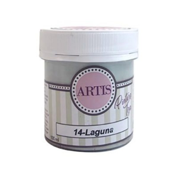 ac PINTURA CHALK PAINT ARTIS 100ml.TIZA14P LAGUNA