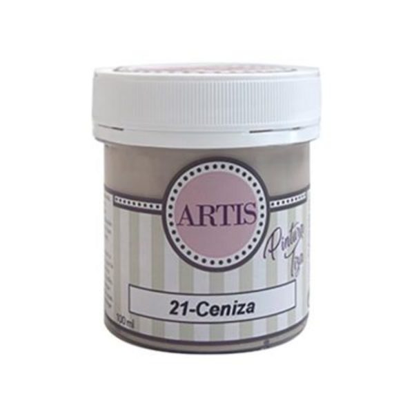 ac PINTURA CHALK PAINT ARTIS 100ml.TIZA21P CENIZA