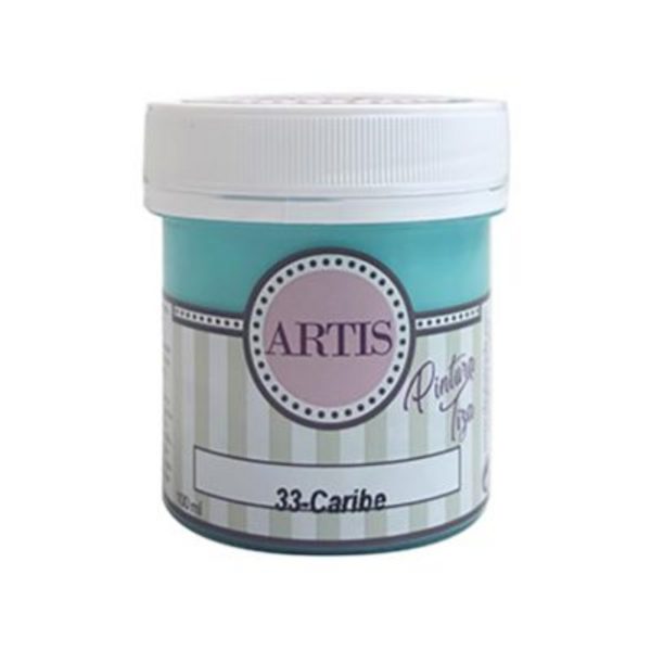 ac PINTURA CHALK PAINT ARTIS 100ml.TIZA33P CARIBE
