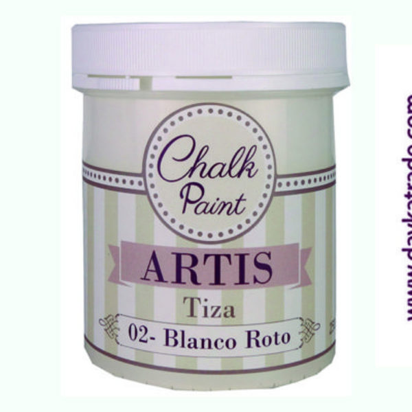 ac PINTURA CHALK PAINT ARTIS 250ml.TIZA02 BLANCO