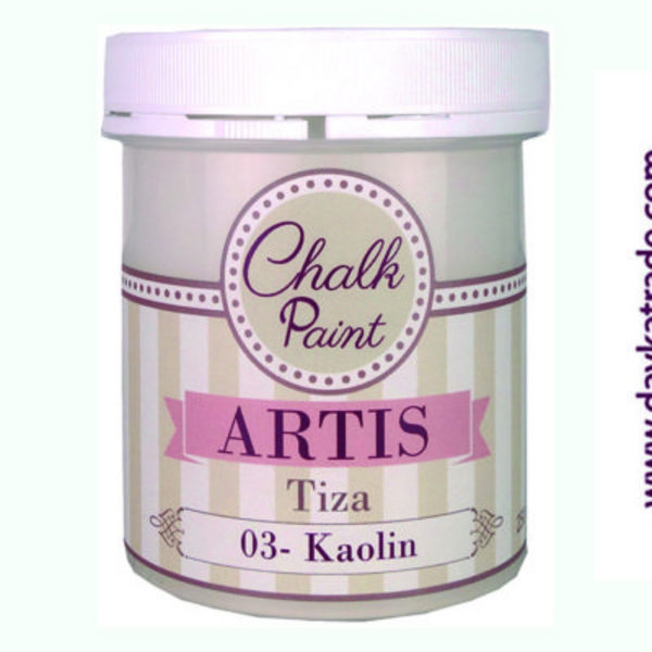 ac PINTURA CHALK PAINT ARTIS 250ml.TIZA03 KAOLIN
