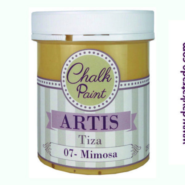 ac PINTURA CHALK PAINT ARTIS 250ml.TIZA07 MIMOSA