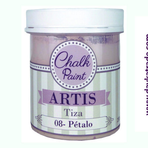 ac PINTURA CHALK PAINT ARTIS 250ml.TIZA08 PETALO