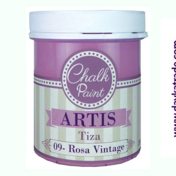 ac PINTURA CHALK PAINT ARTIS 250ml.TIZA09 ROSA VI