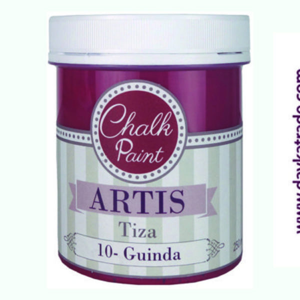 ac PINTURA CHALK PAINT ARTIS 250ml.TIZA10 GUINDA