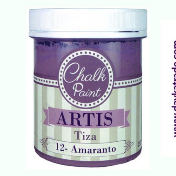 ac PINTURA CHALK PAINT ARTIS 250ml.TIZA12 AMARANT
