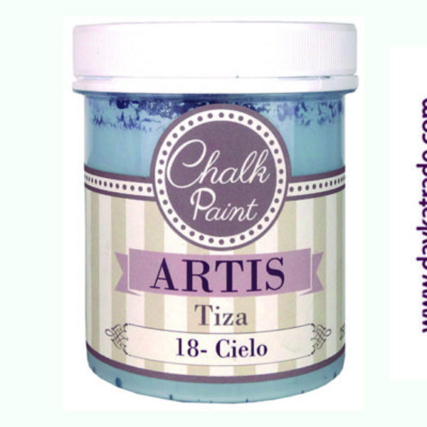 ac PINTURA CHALK PAINT ARTIS 250ml.TIZA18 CIELO