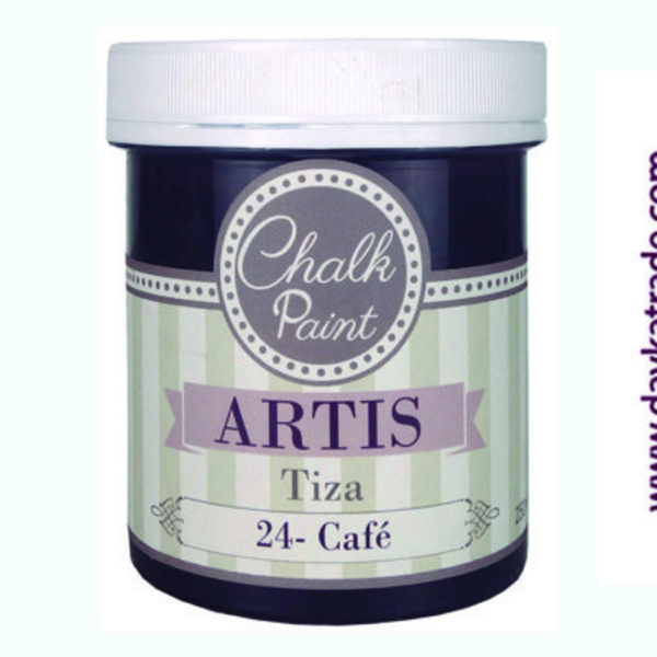 ac PINTURA CHALK PAINT ARTIS 250ml.TIZA24 CAFE