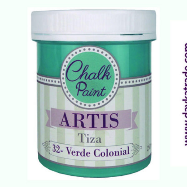 ac PINTURA CHALK PAINT ARTIS 250ml.TIZA32 VERDE C
