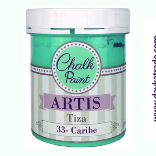 ac PINTURA CHALK PAINT ARTIS 250ml.TIZA33 CARIBE