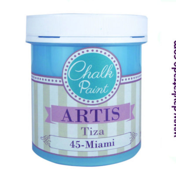 ac PINTURA CHALK PAINT ARTIS 250ml.TIZA45 MIAMI