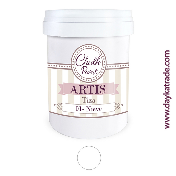 ac PINTURA CHALK PAINT ARTIS 750ml.TIZA-L01 BLANC
