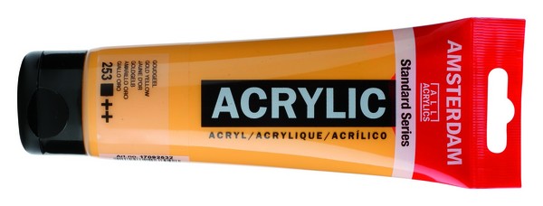 ac ACRILICO AMSTERDAM 120ml.253-AMARILLO ORO