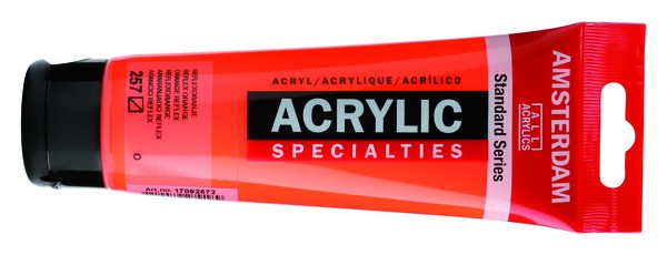 ac ACRILICO AMSTERDAM 120ml.257-REFLEX ORANGE
