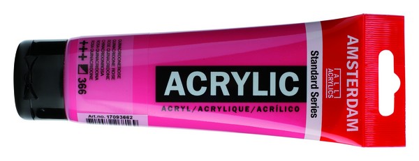 ac ACRILICO AMSTERDAM 120ml.366-ROSA QUINACR.