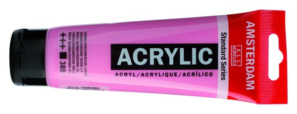 ac ACRILICO AMSTERDAM 120ml.385-ROSA QUINACR.C