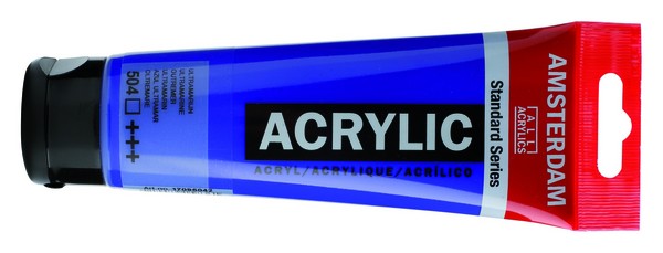 ac ACRILICO AMSTERDAM 120ml.504-AZUL ULTRAM.