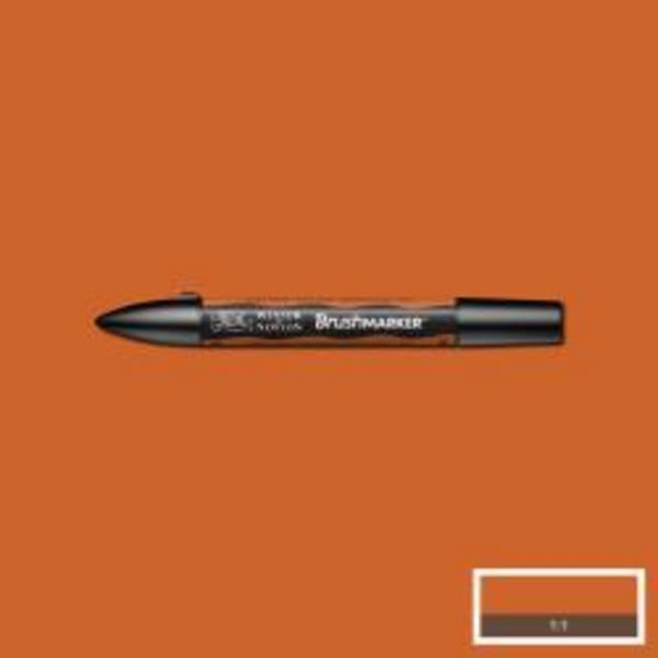 ac ROTULADOR W&N BRUSH MARKER O345-SADDLE BROW&N