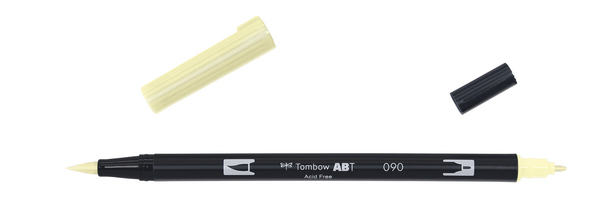 ac ROTULADOR PINCEL 2/p TOMBOW-090 baby yellow