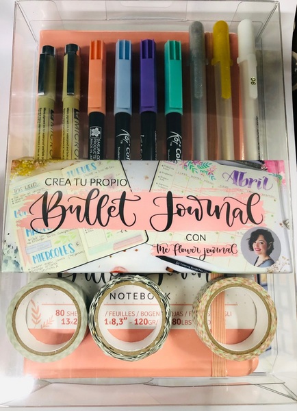 ac SET BULLET JOURNAL ROSA PASTEL