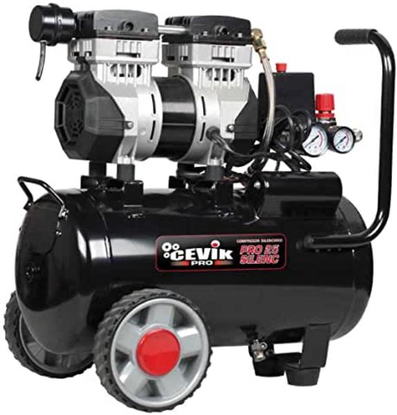 ac CEVIK COMPRESOR SILENCIOSO 24Lt.1,5HP, 150L/mi.