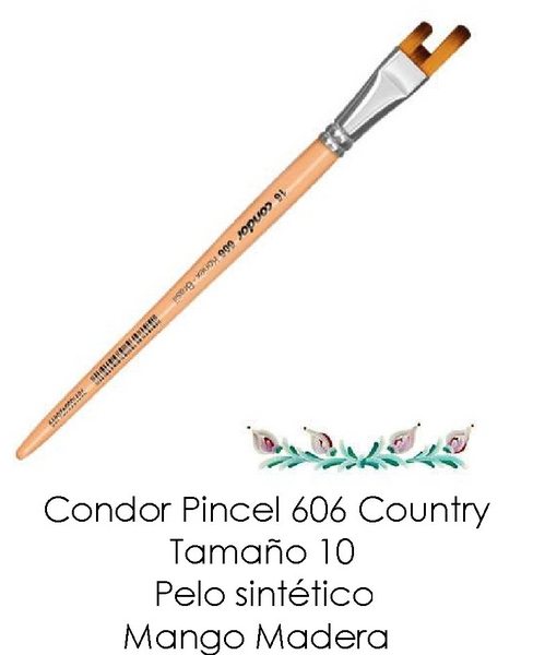 CONDOR PINCEL 606-COUNTRY 2-Puntas
