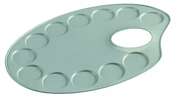 PALETA METALICA OVAL 12,6x18,5 12-Pocillos